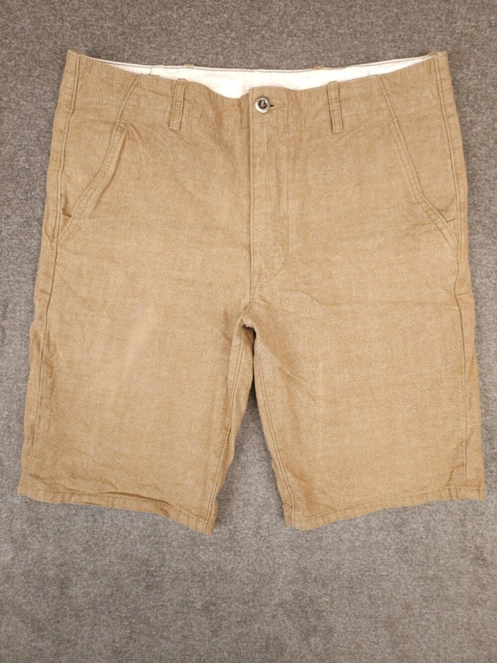 Levi's Men's Khaki Denim Shorts Size 33 100% Cotton